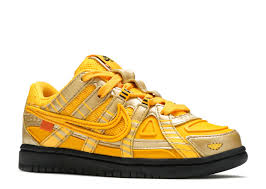 Nike X Off-White Air Rubber Dunks 'University Gold' DS