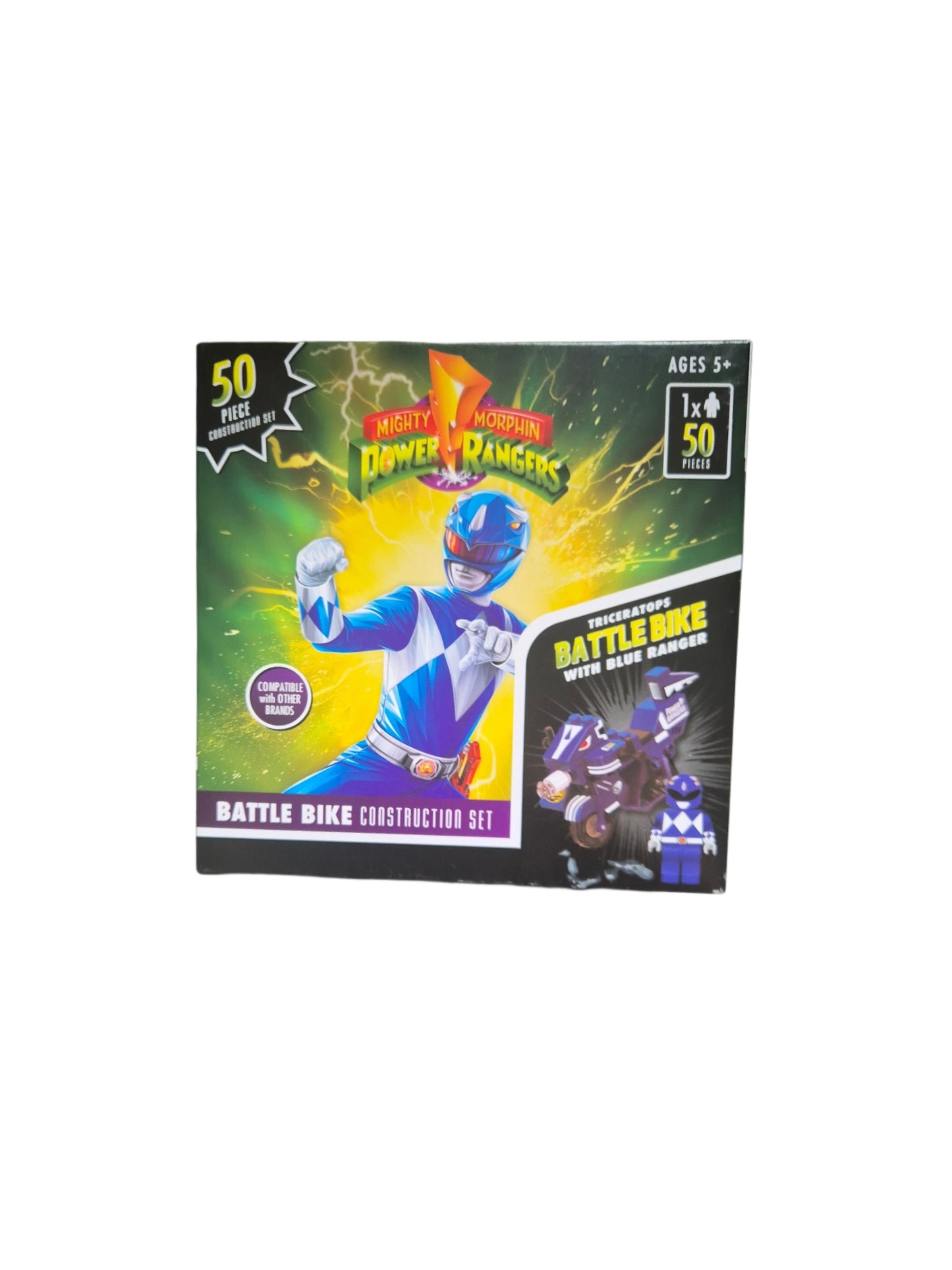 Hasbro Mighty Morphin Power Rangers 50 Piece Battle Bike Construction Sets