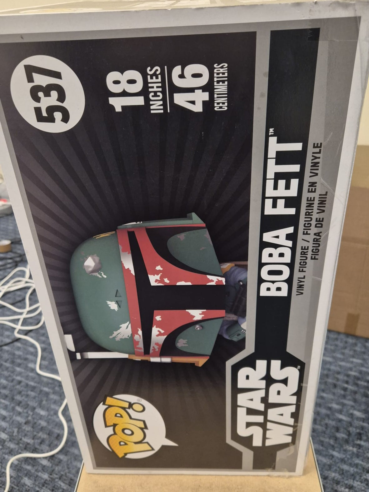 Funko Pop! MEGA Starwars No 537 Boba Fett Special Edition 18 Inch Massive Pop