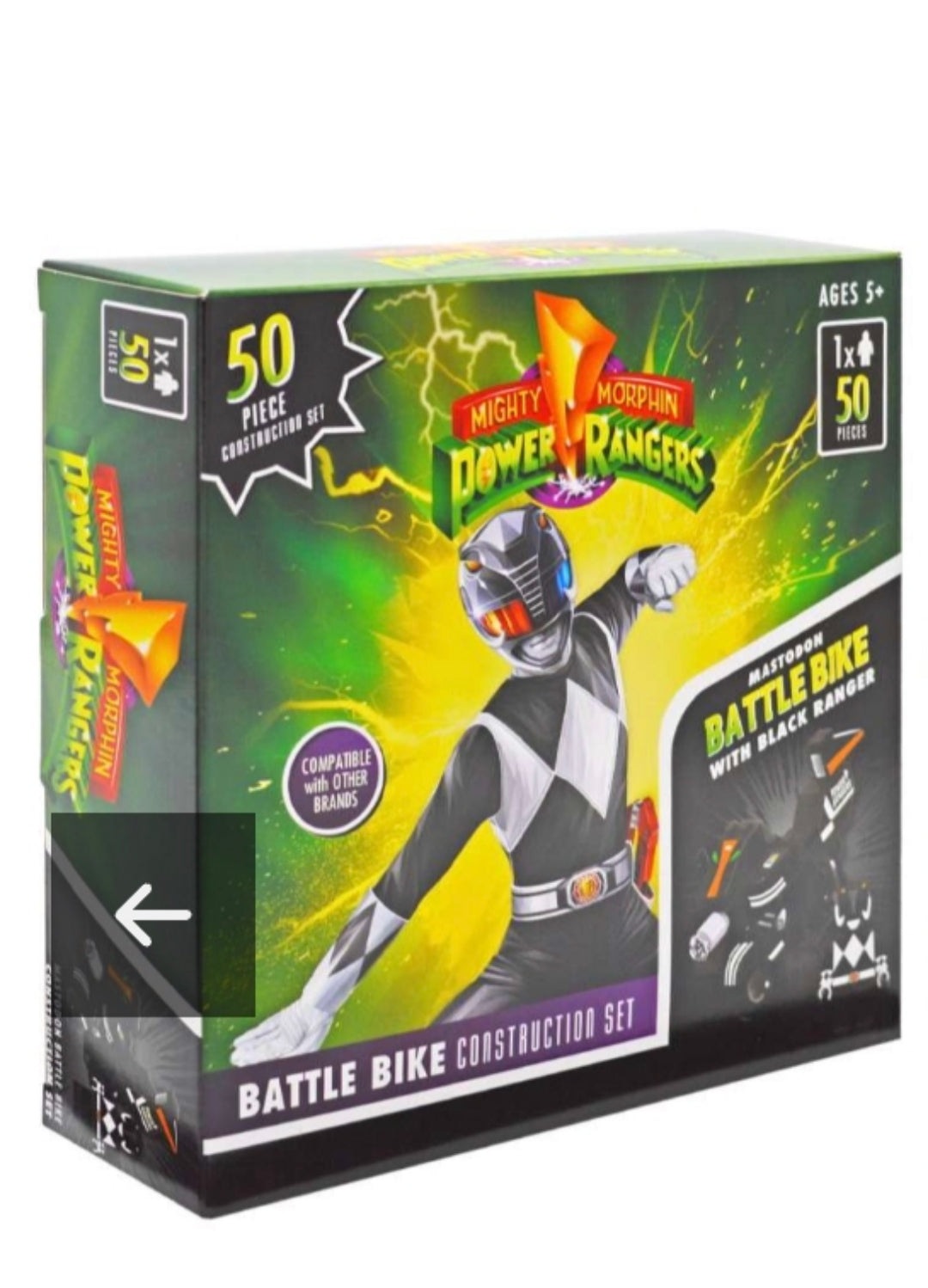 Hasbro Mighty Morphin Power Rangers 50 Piece Battle Bike Construction Sets