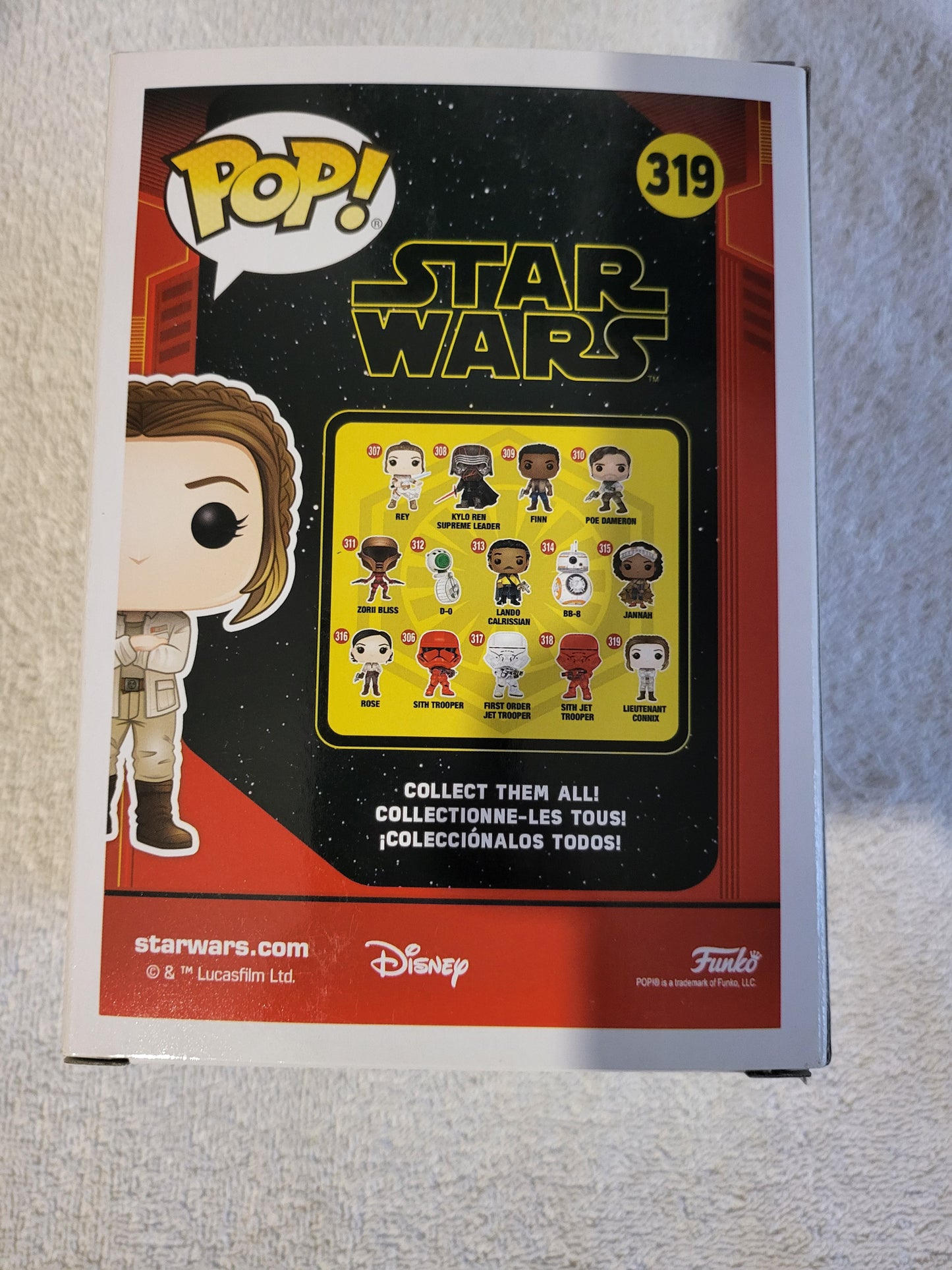 Funko Pop! Starwars No 319 Lieutenant Connix | Bobblehead