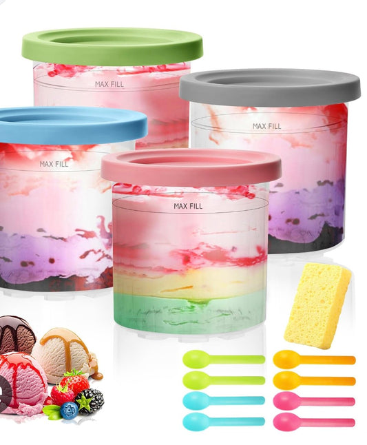 Ninja Creami Deluxe Ice Container - Ninja Ice Maker Accessories, 680 ml, BPA-Free, Dishwasher Safe - Perfect Ice Enjoy with the Ninja Ice Cream Maker