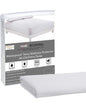 mak Small Double Waterproof Mattress Protector Terry Towel Mattress Topper - 40cm Extra Deep Box Stretch Skirt - Machine Washable Mattress Cover (Small Double