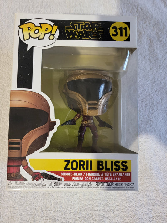 Funko Pop! Starwars No 311 Zorii Bliss Bobblehead Figure