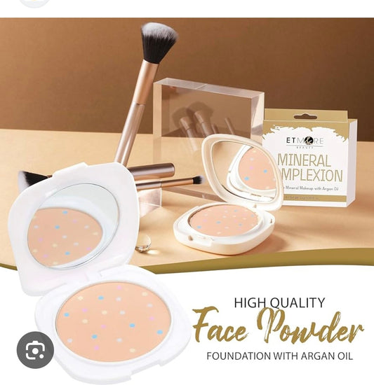 Etmore Minerals Beauty Compact Powder Foundation with Argan oil MB01