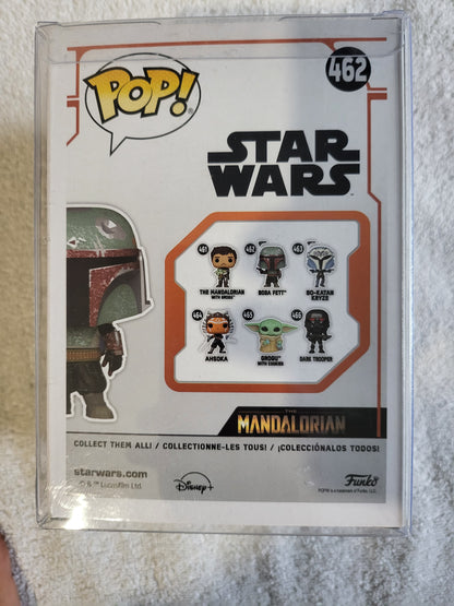 Funko Pop! No 462 Boba Fett signed by Temuera Morrison swau coa authenticity