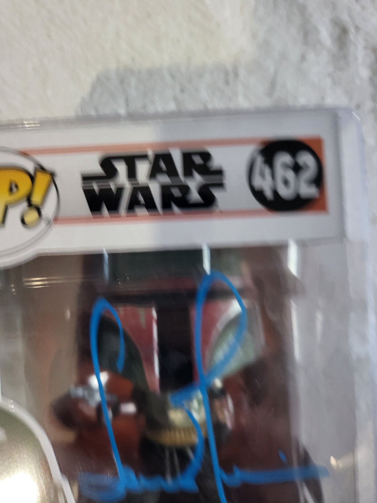 Funko Pop! No 462 Boba Fett signed by Temuera Morrison swau coa authenticity