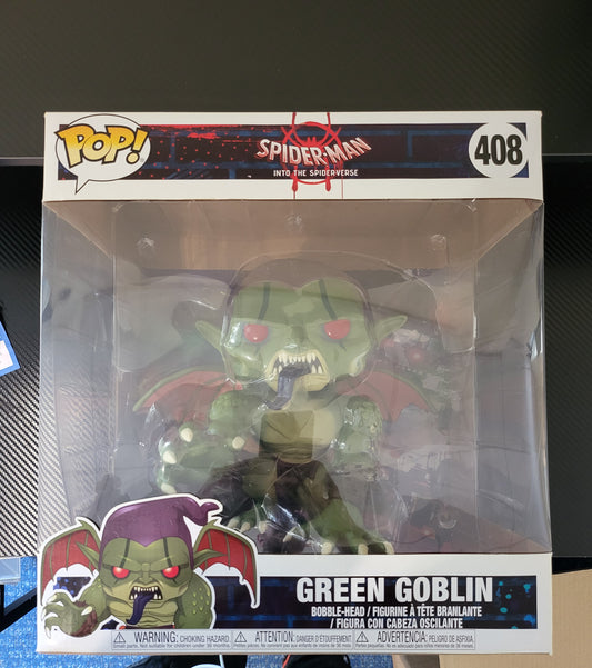 Funko Pop! Delux spider-man into the spiderverse no 408 green goblin