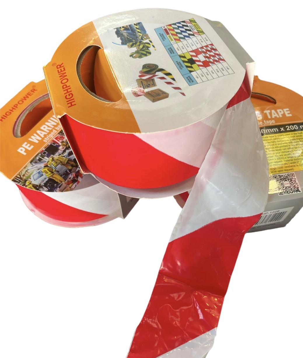 Hipower warning tape