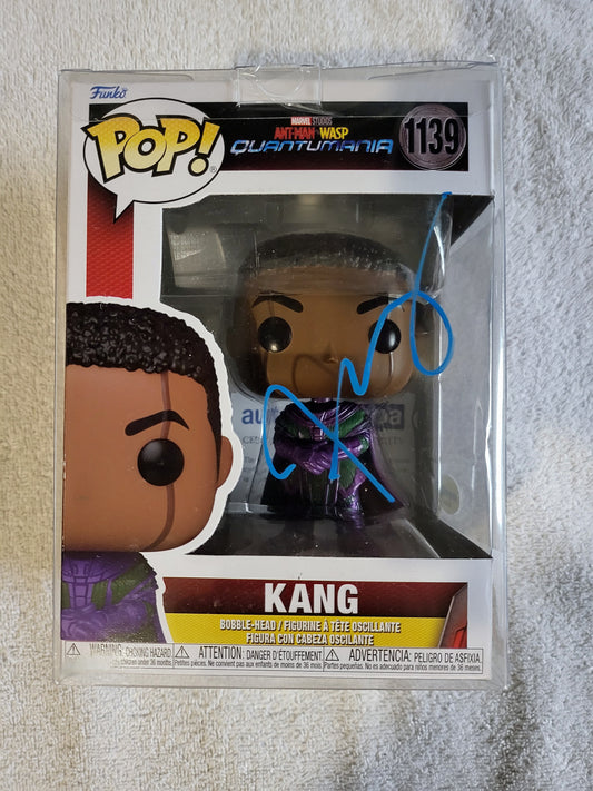 Funko Pop! Vinyl: Ant-Man Quantumania No 1139 Kang Signed By Jonathan Majors Coa