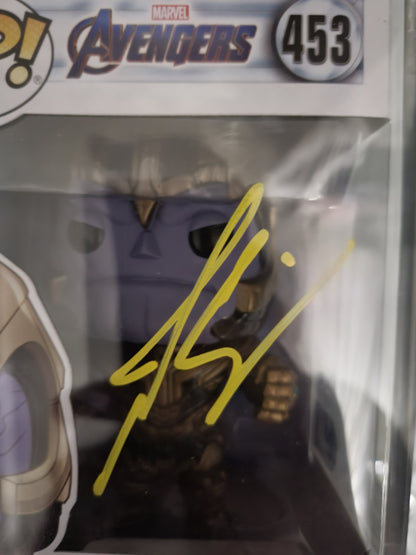 Funko Pop! Marvel Avengers No 453 Thanos Signed By Josh Brolin (thanos) Swau Coa