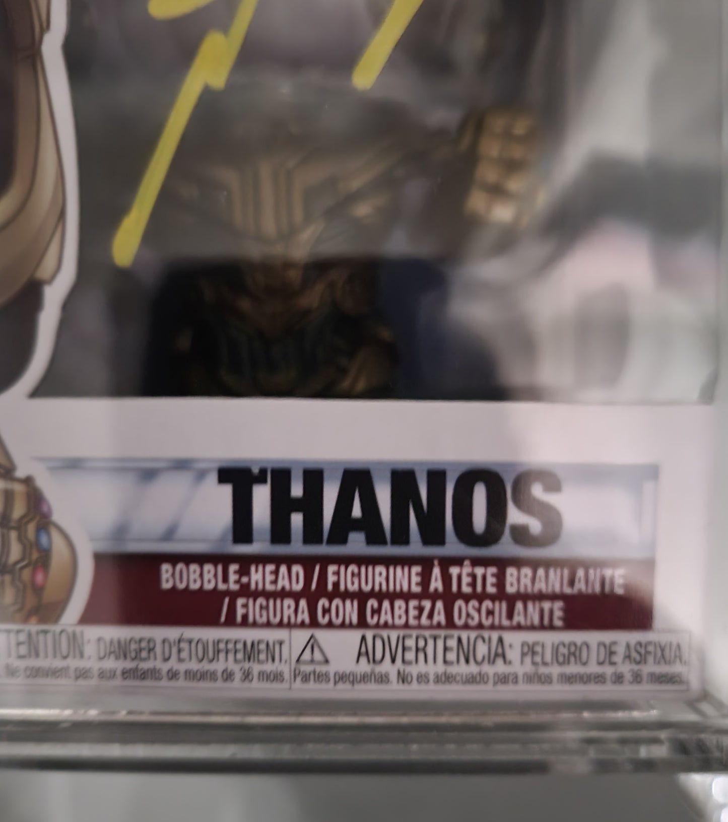Funko Pop! Marvel Avengers No 453 Thanos Signed By Josh Brolin (thanos) Swau Coa