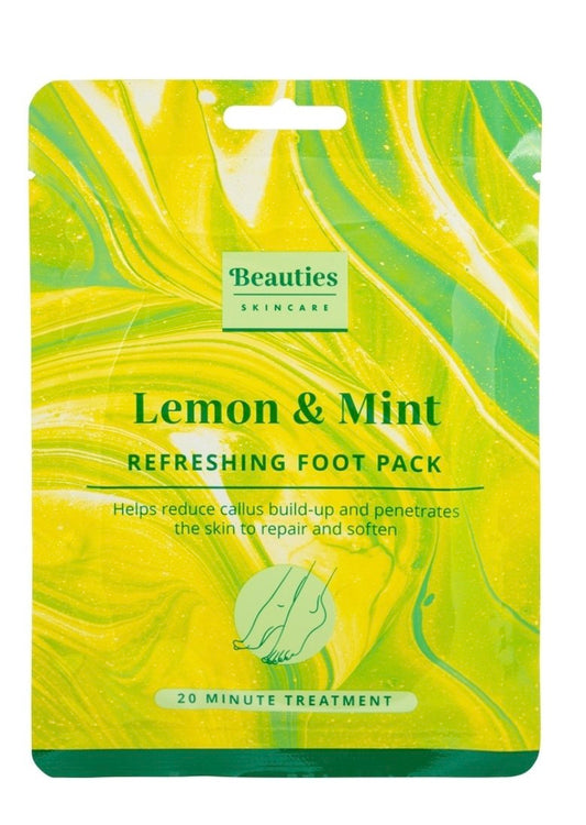 Lemon an mint footpack