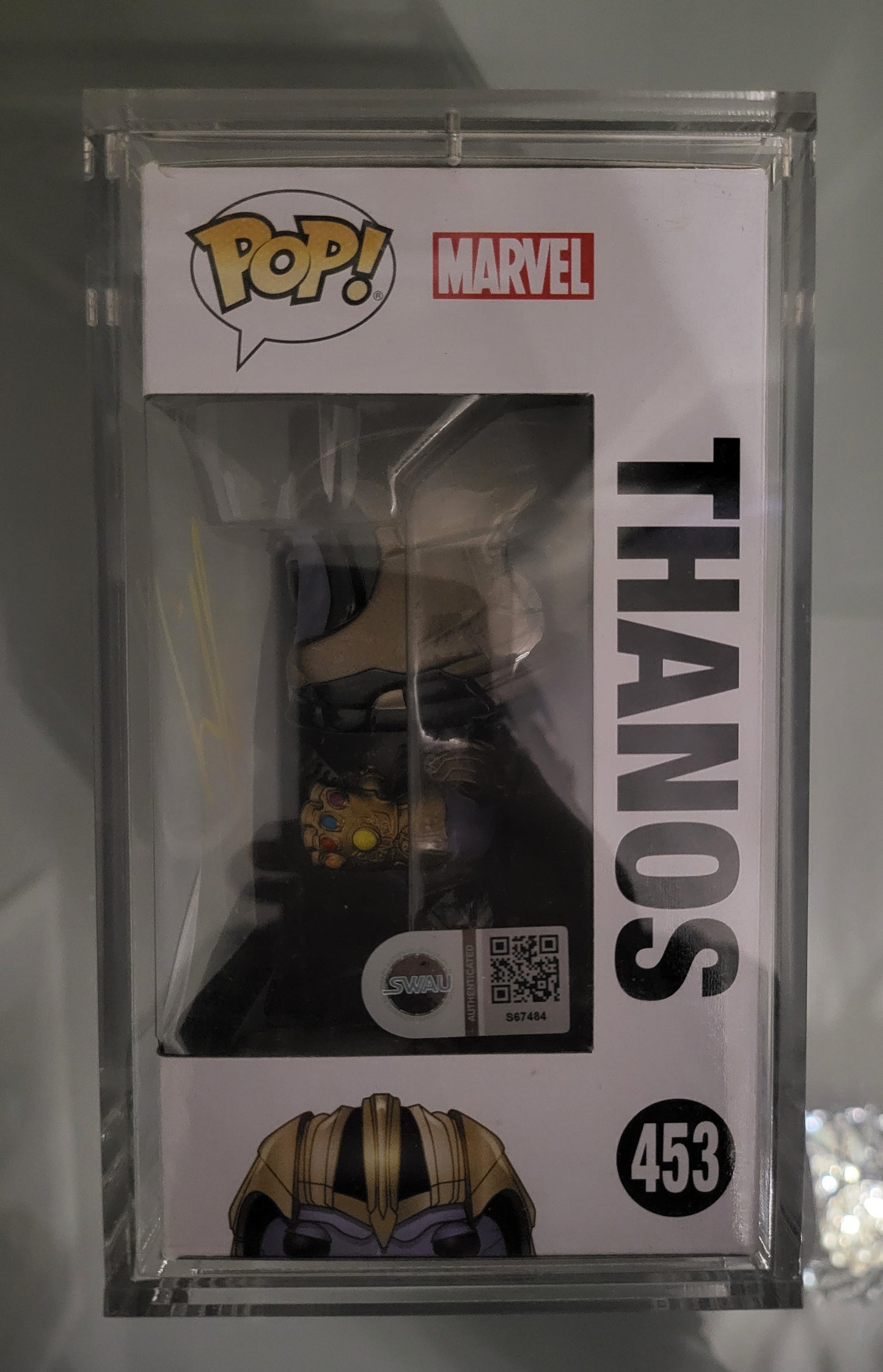 Funko Pop! Marvel Avengers No 453 Thanos Signed By Josh Brolin (thanos) Swau Coa
