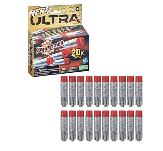 Nerf Ultra Darts Accustrike 20 Refill Pack Lightweight Foam Powerful Speed