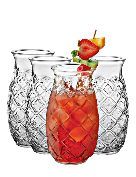 Libbey Tiki Pineapple Glass
