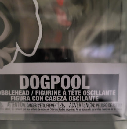 Funko Pop! Deadpool & Wolverine No 1401 Dogpool Signed By Karan Soni with Swau Coa
