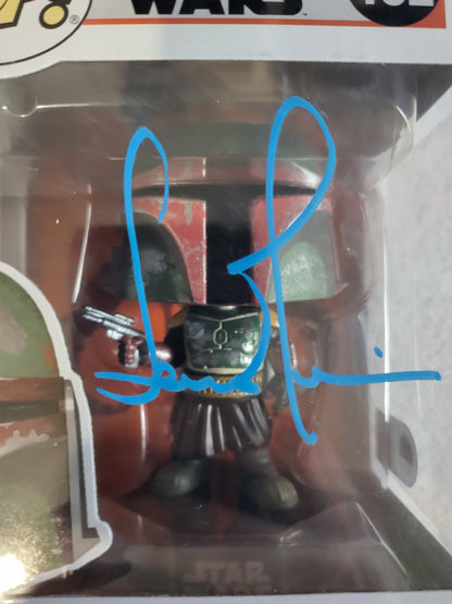 Funko Pop! No 462 Boba Fett signed by Temuera Morrison swau coa authenticity
