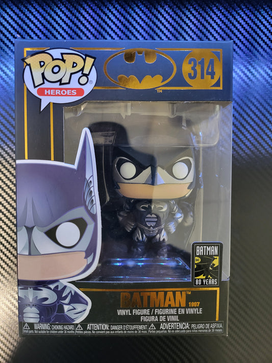 Funko Pop! Batman No 314 batman 1997 Dc Batman 80 Years Edition