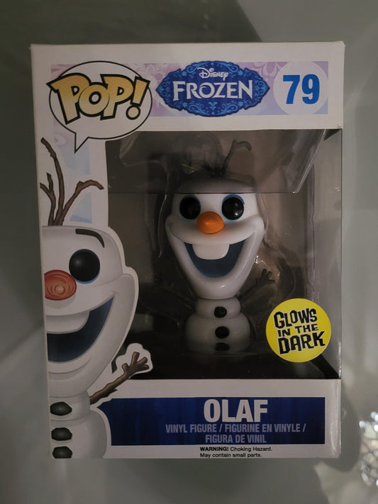 Funko Pop! Disney Frozen No 79 Olaf Glow In The Dark Edition (vaulted)