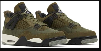 Air Jordan 4 Retro GS Craft 'Olive green 2023