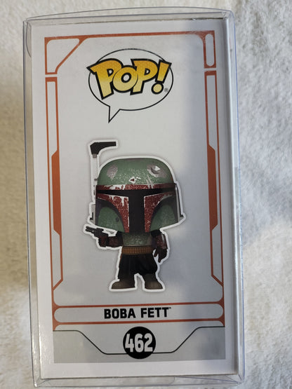 Funko Pop! No 462 Boba Fett signed by Temuera Morrison swau coa authenticity