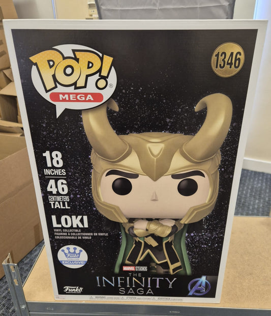 Funko Pop! MEGA  Infinity Saga  No1346 Loki Funko Exclusive 18 Inch Massive Pop