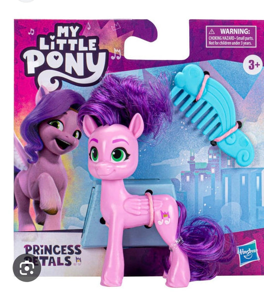 My Little Pony F26125L4 Best Movie Friends F2612 Pack of 3 Mini Dolls + Accessory - 8 cm - Izzy Moonbow + Sunny Starscout + Princess Petals