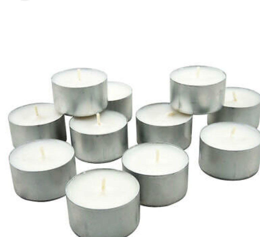 75 PACK Deep 8 Hour Burn Tealights Nightlights Tealight Tea Lights Light Candles