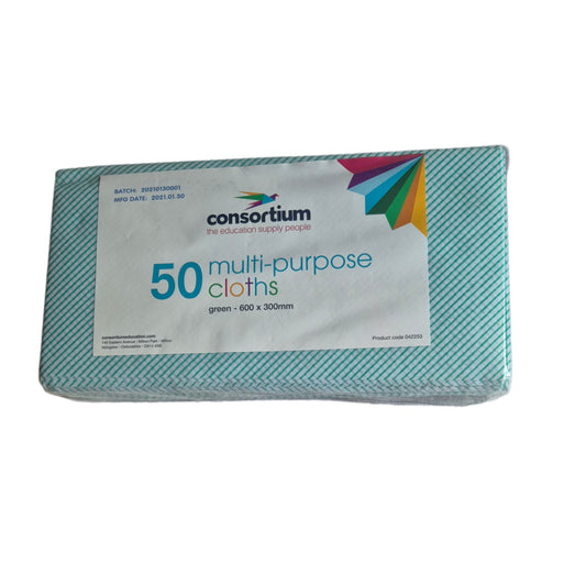 50 muliti purpose cloths
